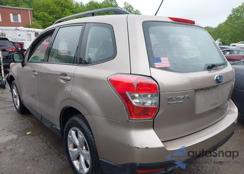 2015 Subaru Forester 2.5I from USA, damaged, VIN JF2SJABC0FH490003